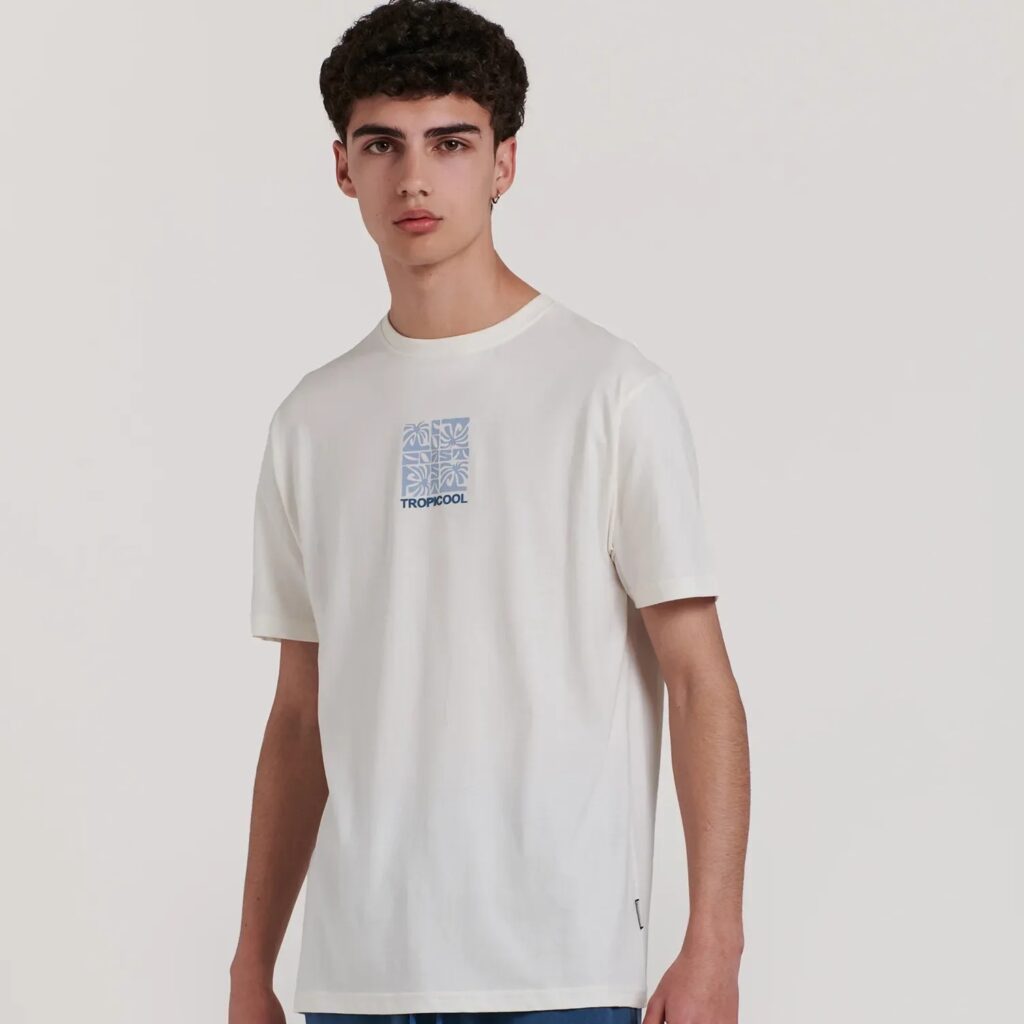 Camiseta Print Tropicool Crudo