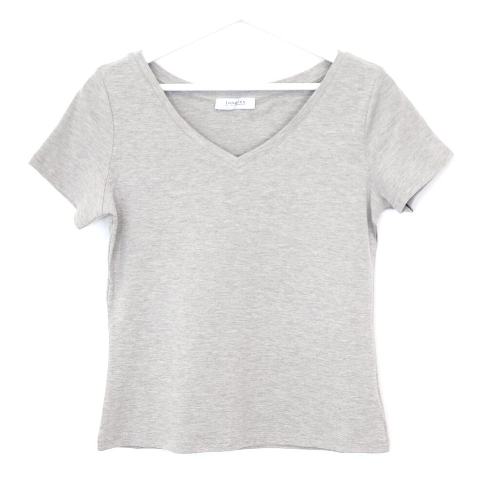 Camiseta Básica Pico Gris