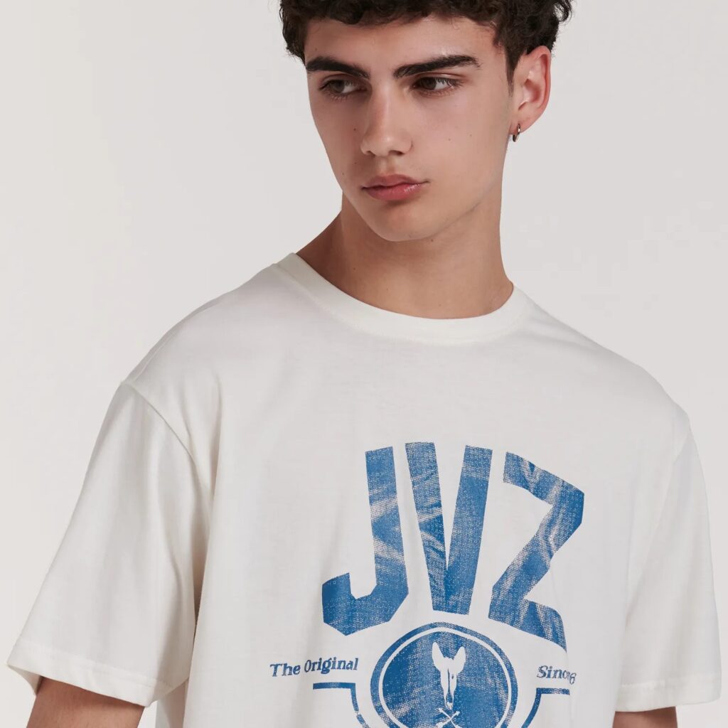 Camiseta Print Logo Crudo