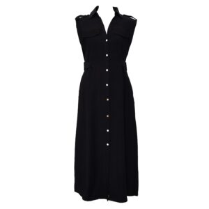 Vestido Camisero Negro