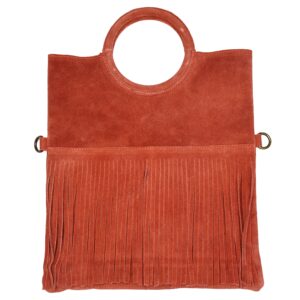 Bolso Flecos Ante Caldera