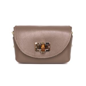 Bolso Piel Taupe