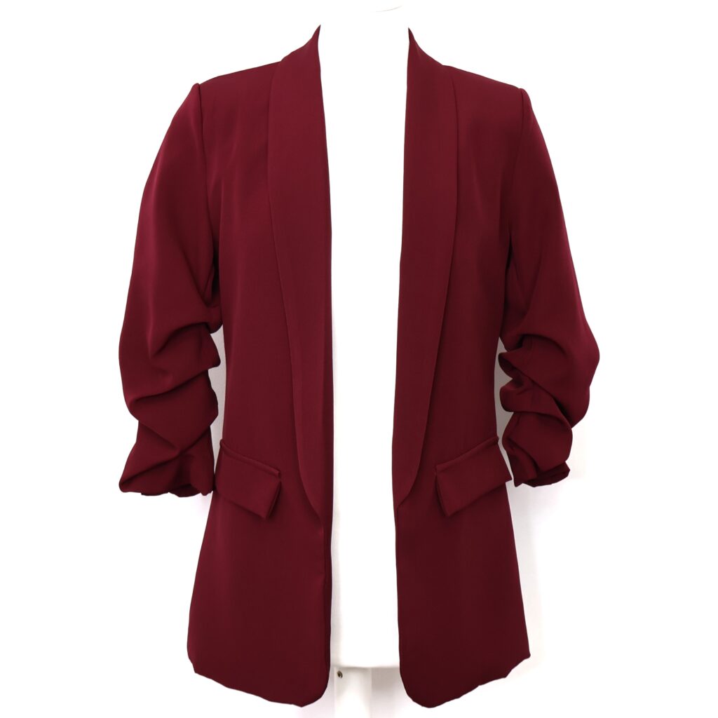 Blazer Basic Burdeos