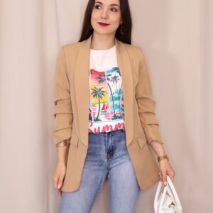 Blazer Basic Camel