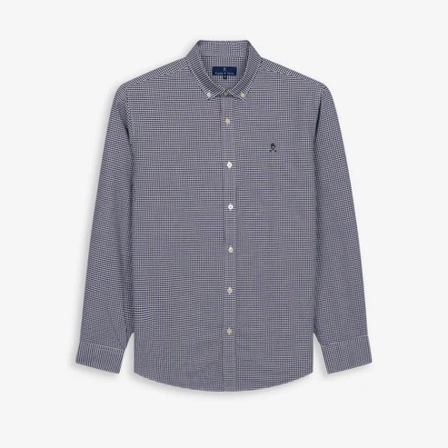 Camisa Vichy Navy Blue