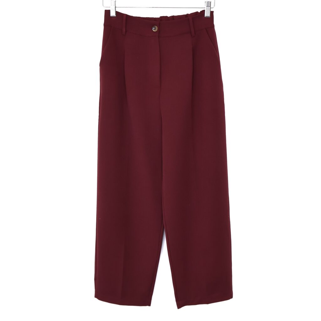Pantalón Traje Burdeos