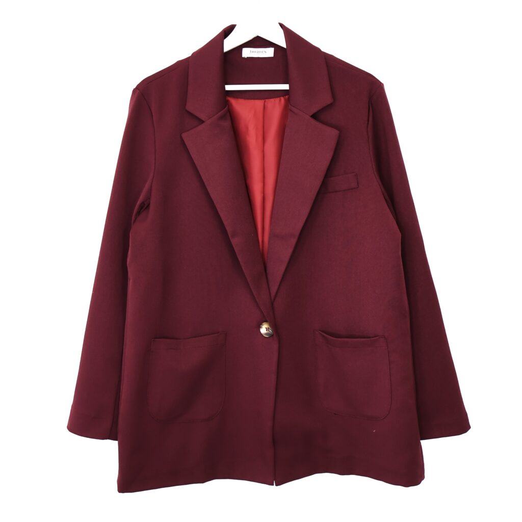 Blazer Traje Burdeos