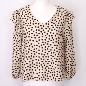 Blusa Lunares Beige