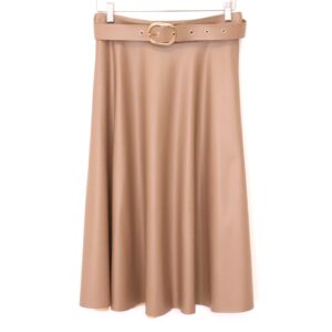 Falda Polipiel Taupe
