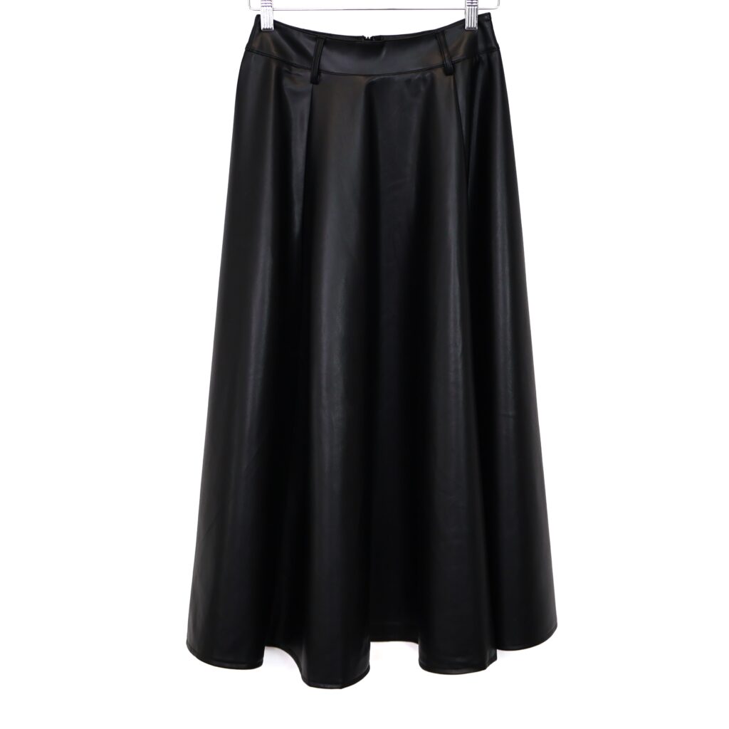 Falda Polipiel Negra