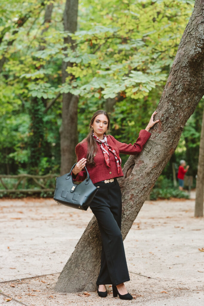 Chaqueta Chanel Burdeos