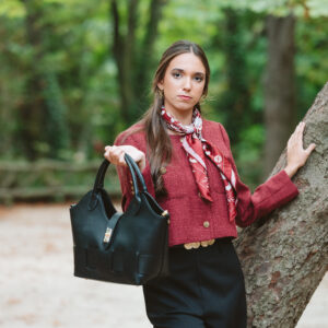 Bolso Grande Piel Negro