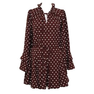 Vestido Lunares Chocolate