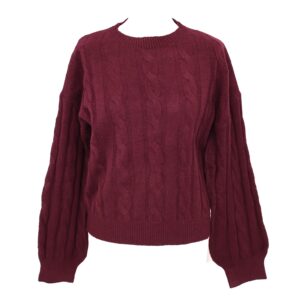 Jersey Punto Ochos Burdeos