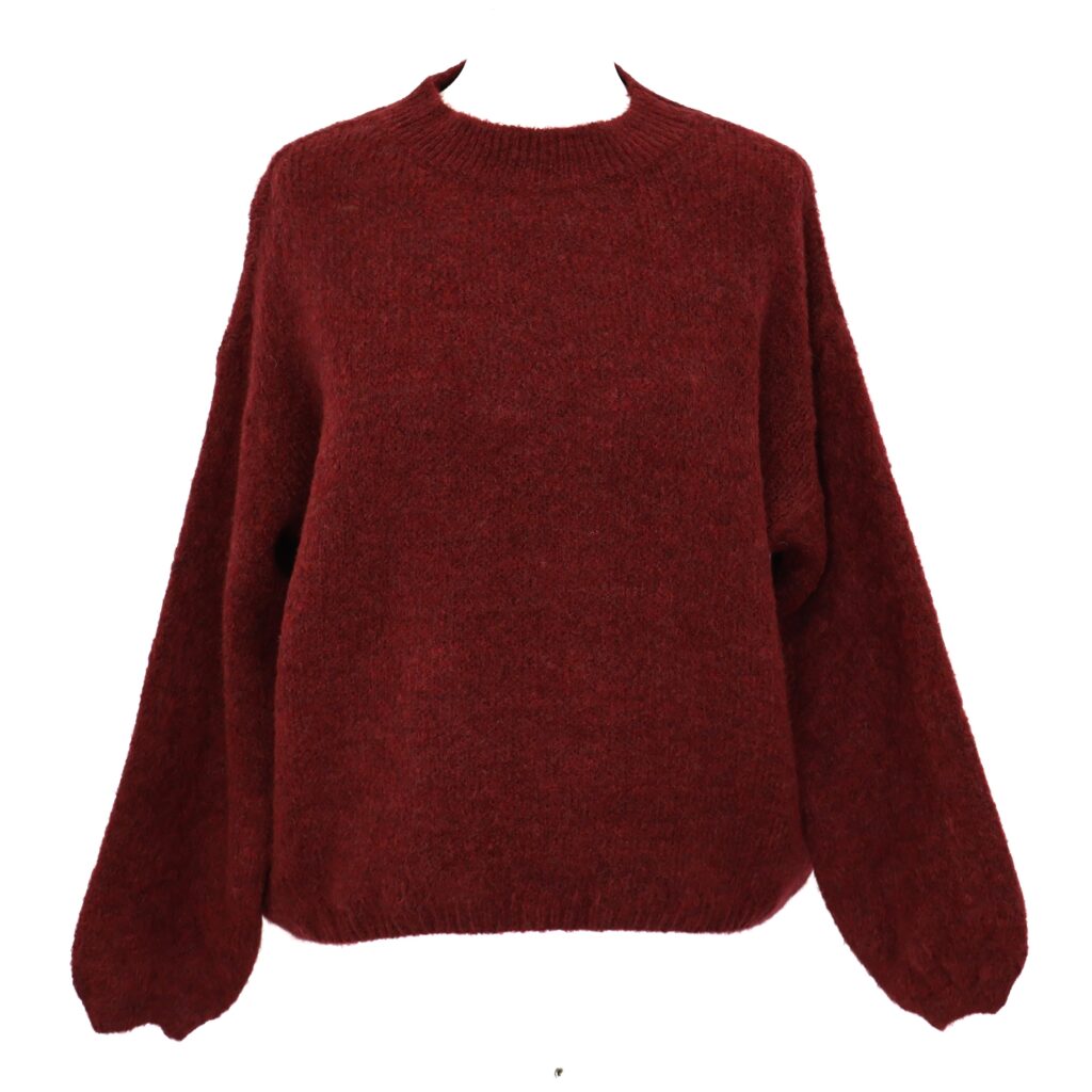 Jersey Punto Burdeos
