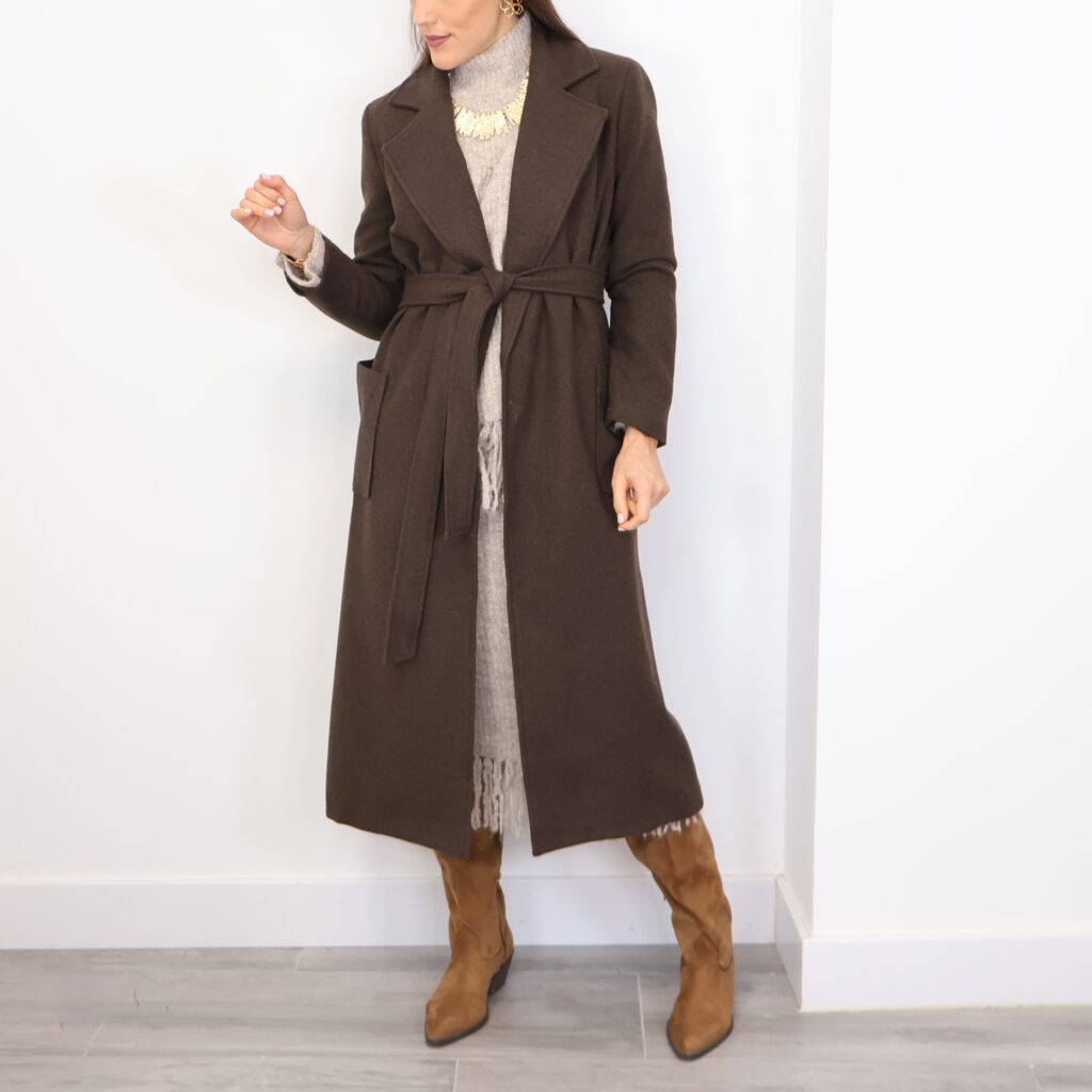 Abrigo Paño Chocolate