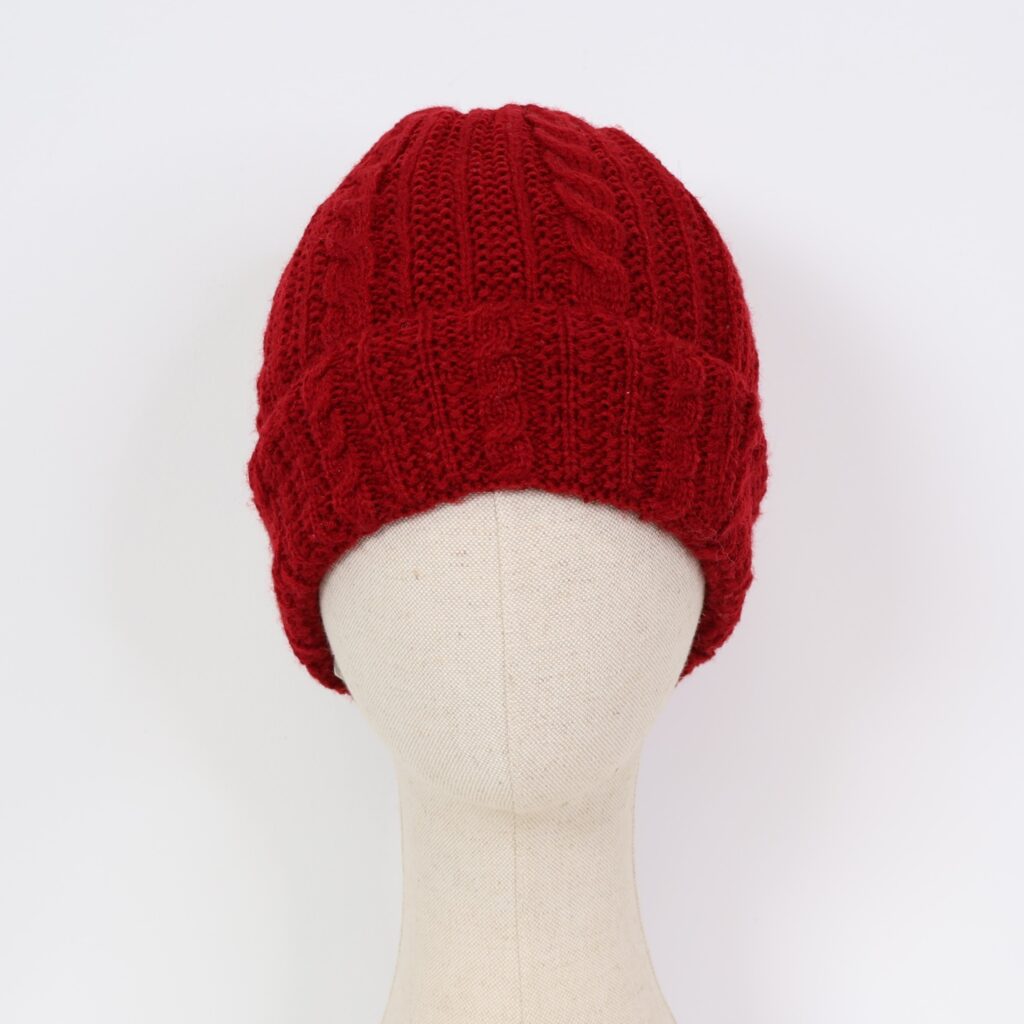 Gorro Polar Ochos Burdeos