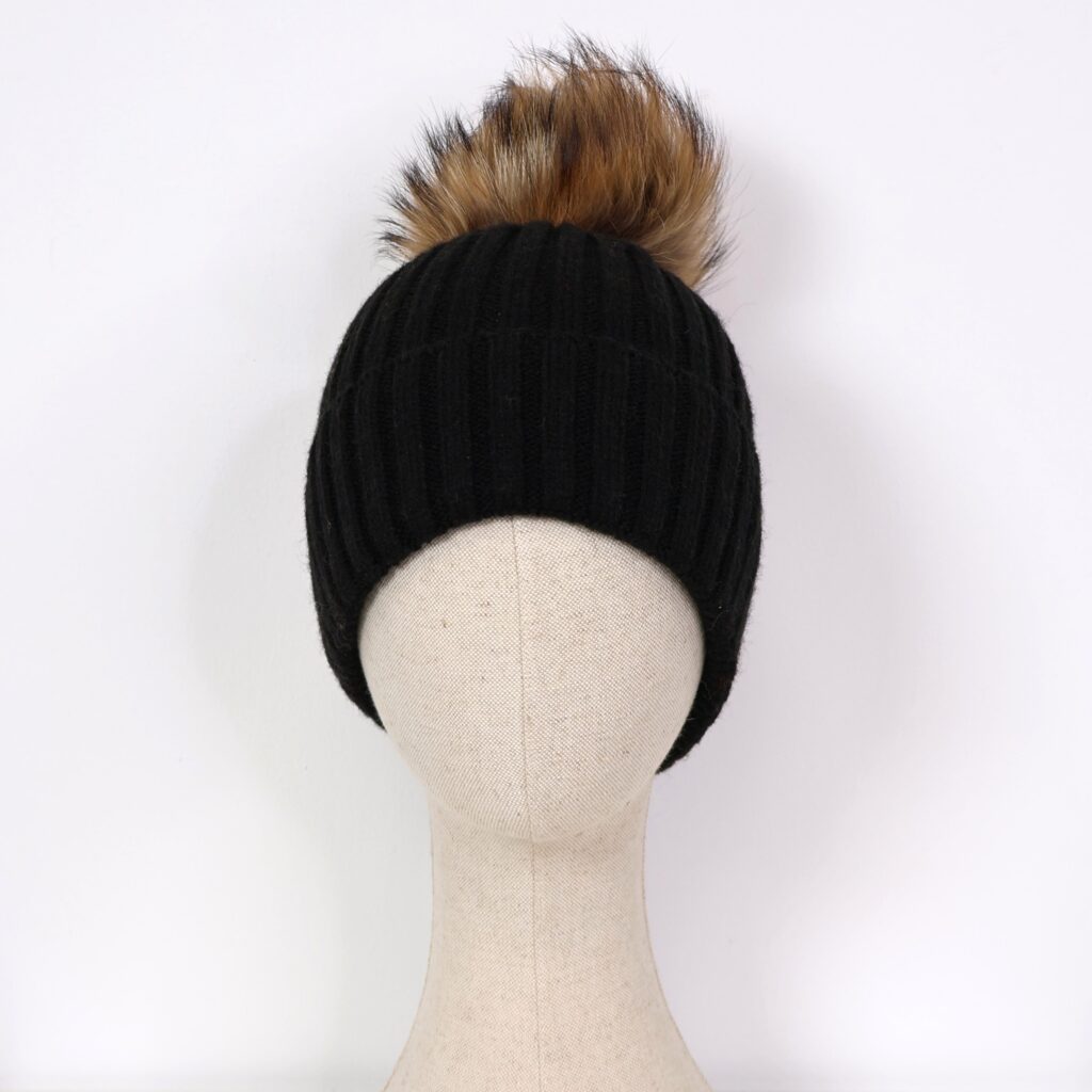 Gorro Pompón Negro