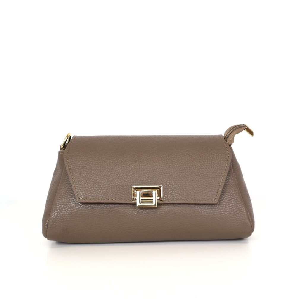 Bolso Piel Taupe