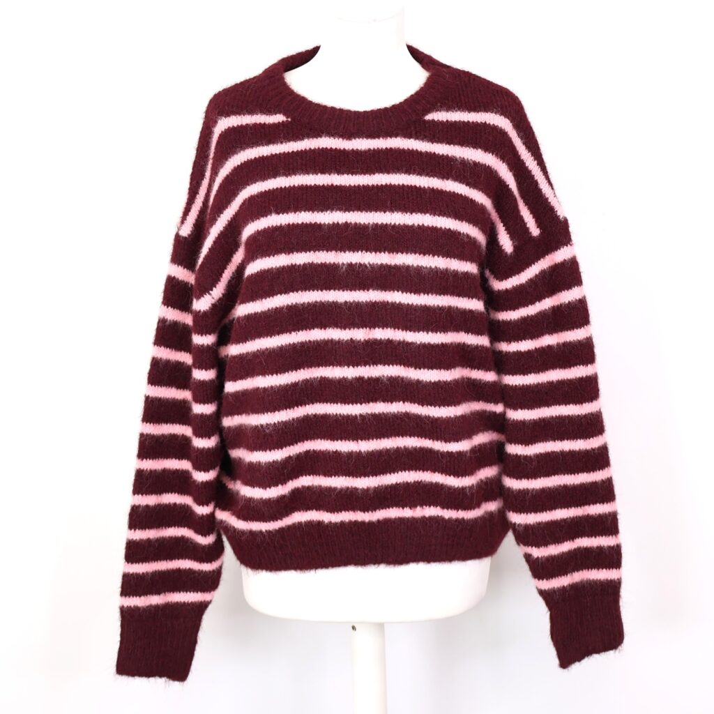 Jersey Rayas Burdeos