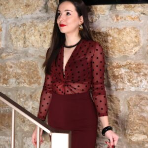 Body Lunares Burdeos