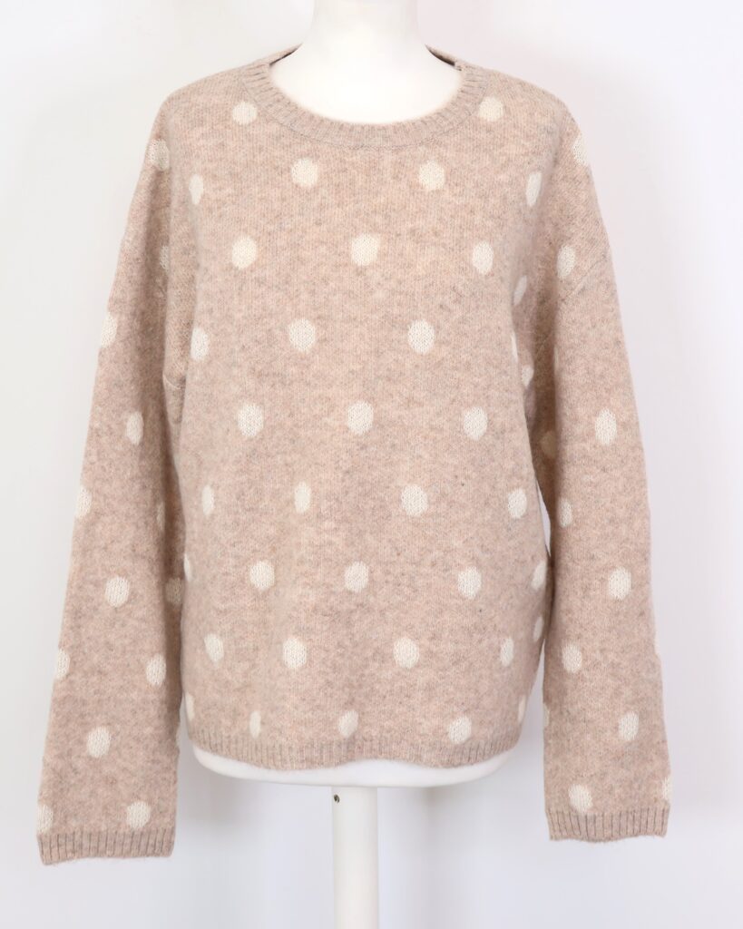 Jersey Lunares Beige