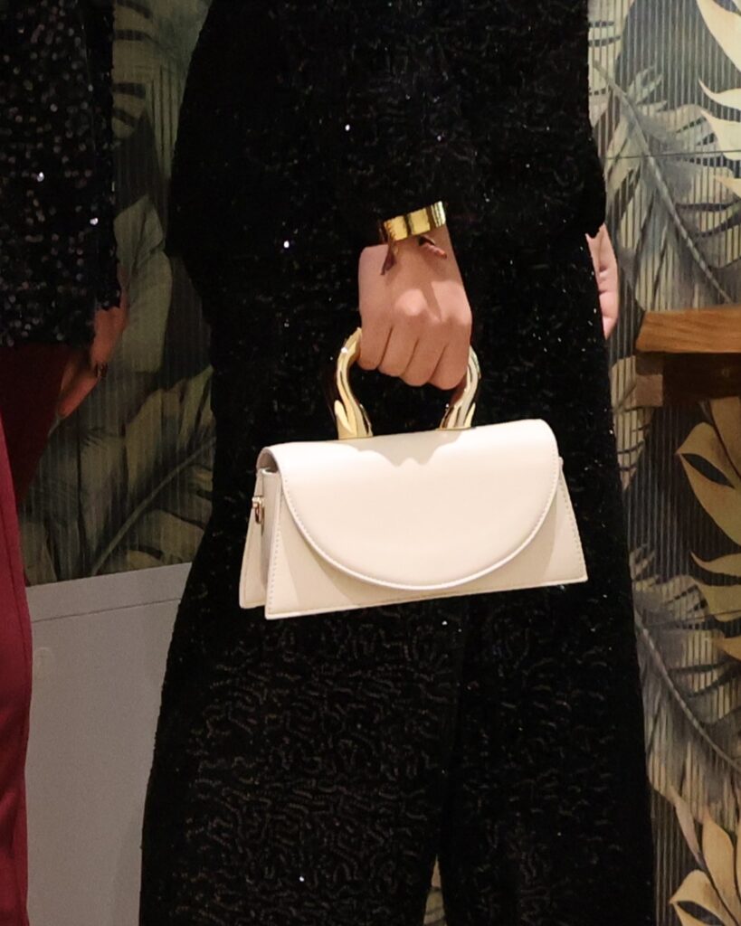 Bolso Asa Dorada Crudo