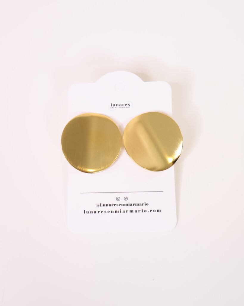 Pendientes Dorados circle