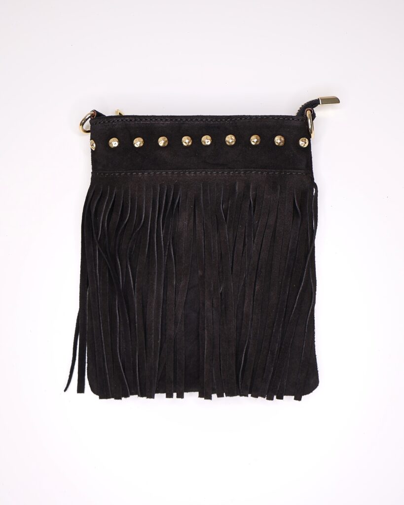 Bolso Ante Tachuelas Negro