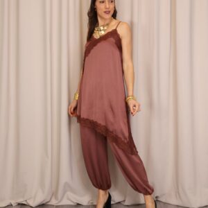 Vestido Lencero Teja