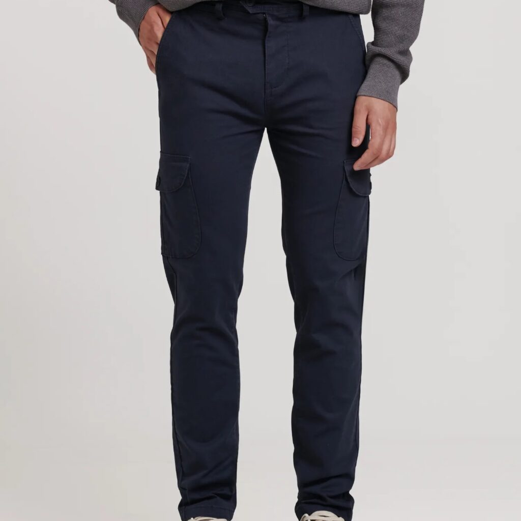 Pantalón Chino Cargo Marino