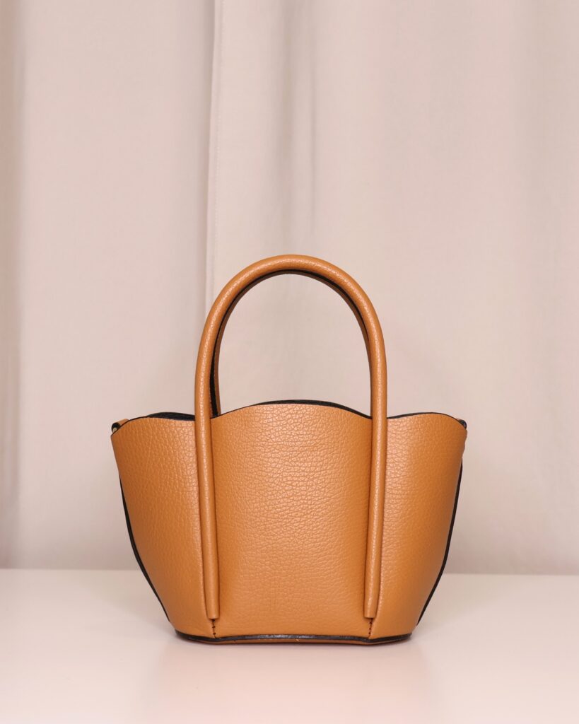 Bolso Mini Piel Camel