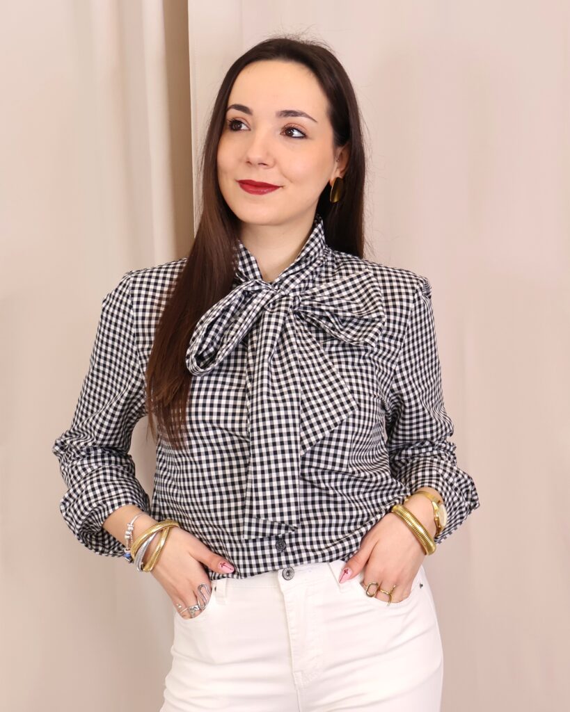 Camisa Lazo Vichy Negra