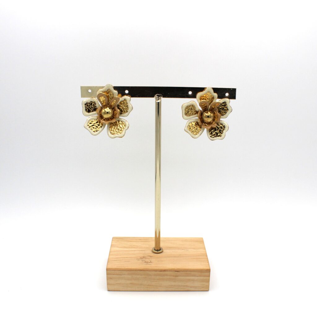 Pendientes Solflora Blancos