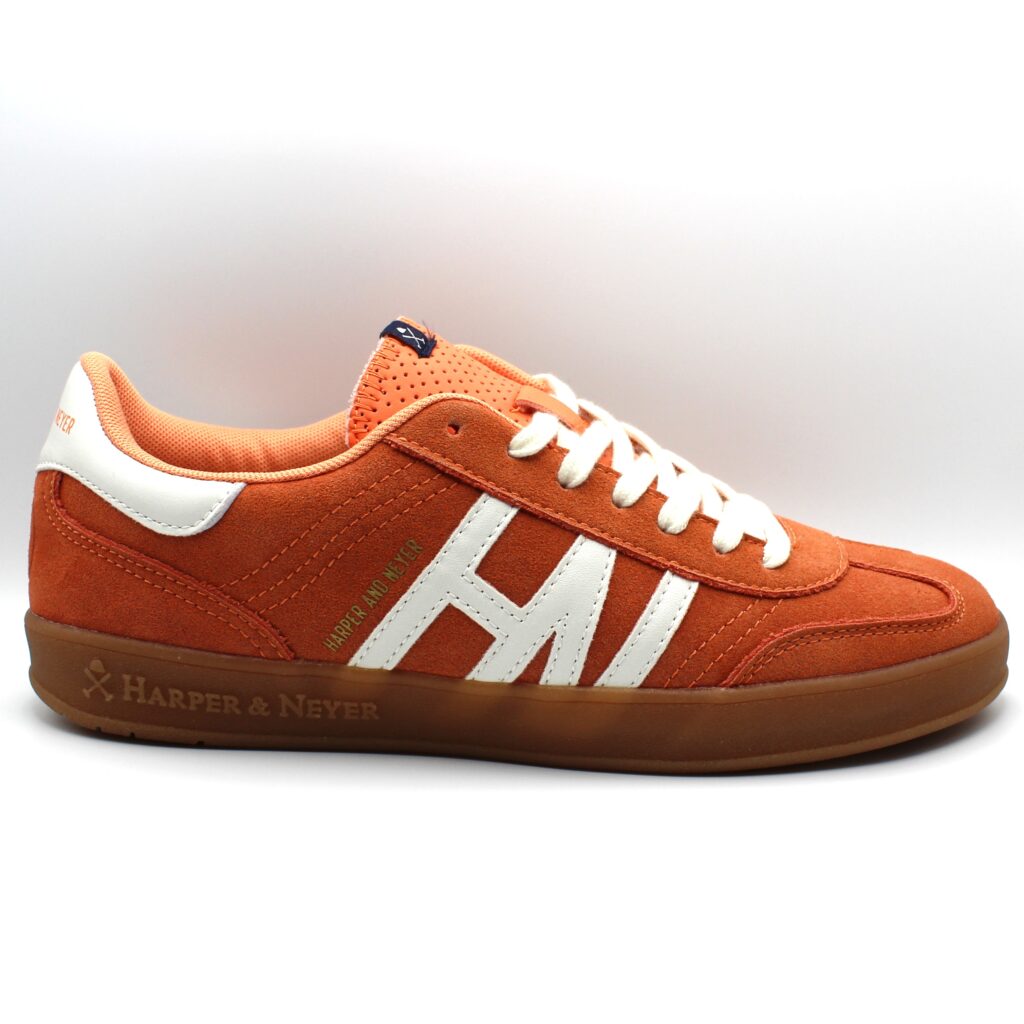 Sneaker Hamptons Suede Coral Peach