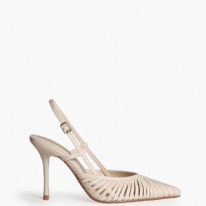 Zapato Salón Destalonado Beige