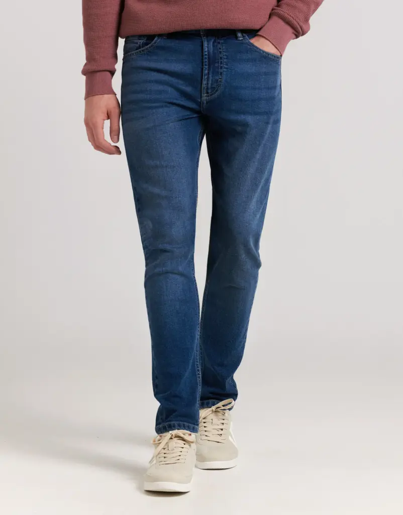Pantalón Vaquero Slim Fit Oscuro