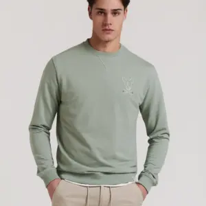 Sudadera Logo Espalda Verde