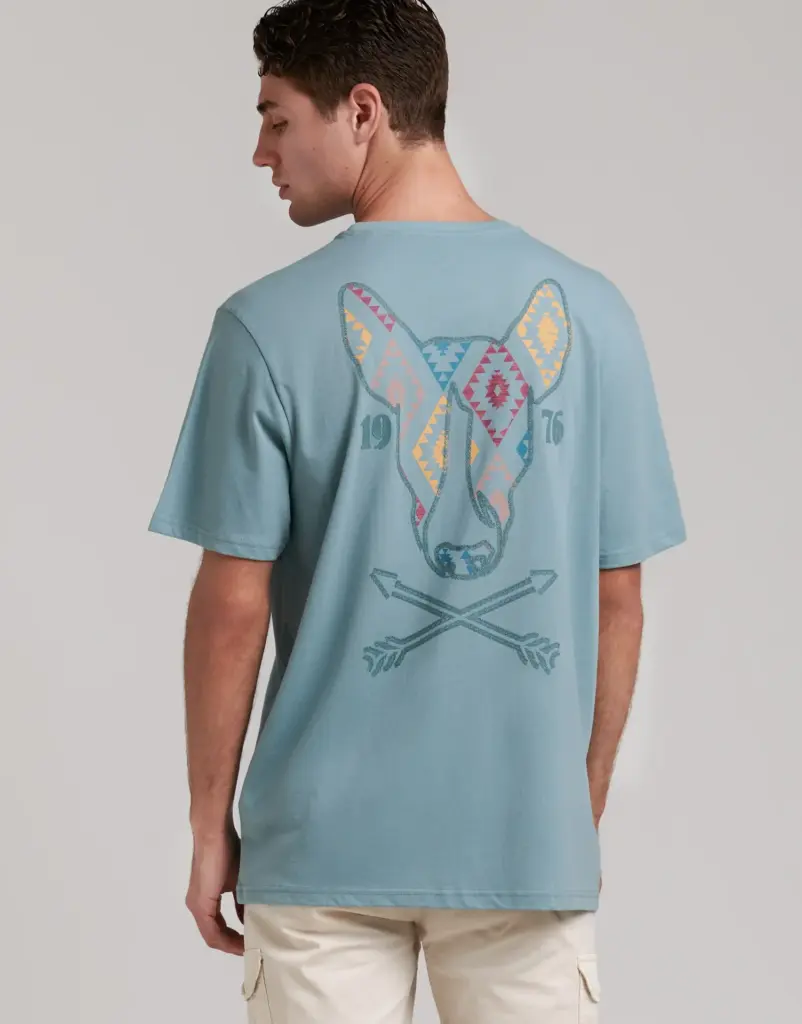 Camiseta Dog Azteca Verde Agua