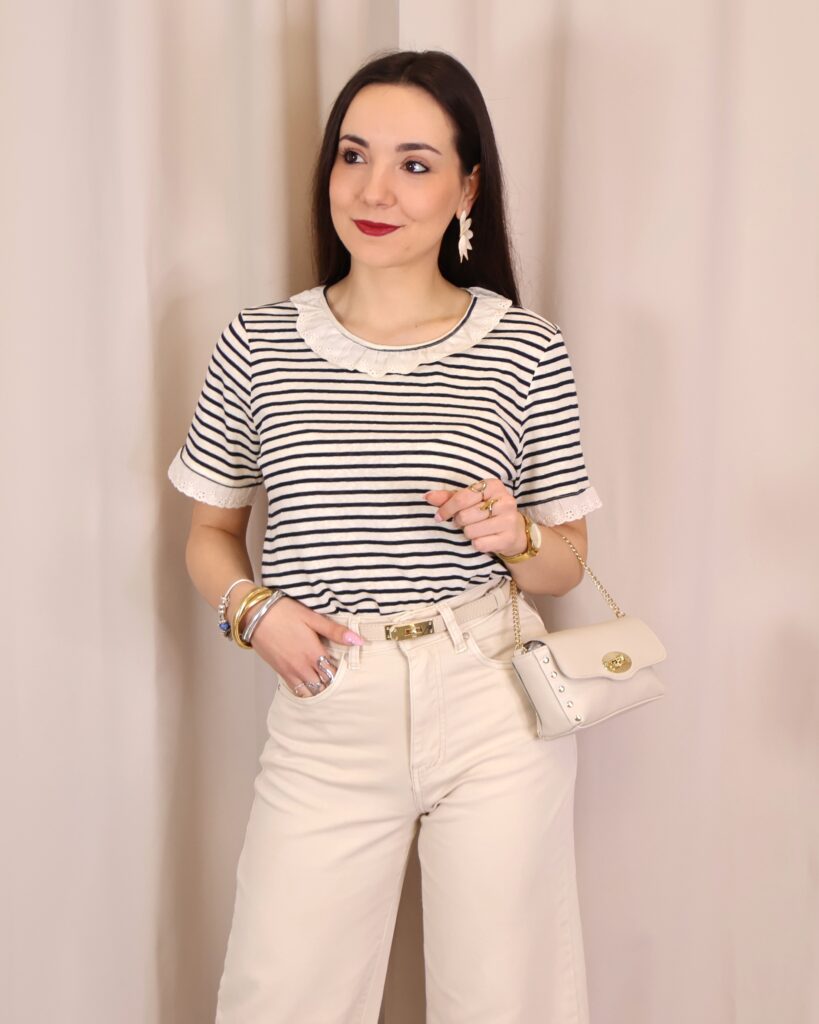 Camiseta Rayas Marino