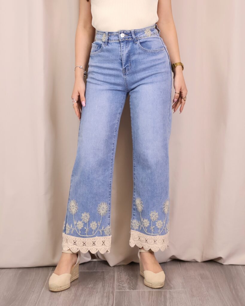 Jeans Denim Bordado