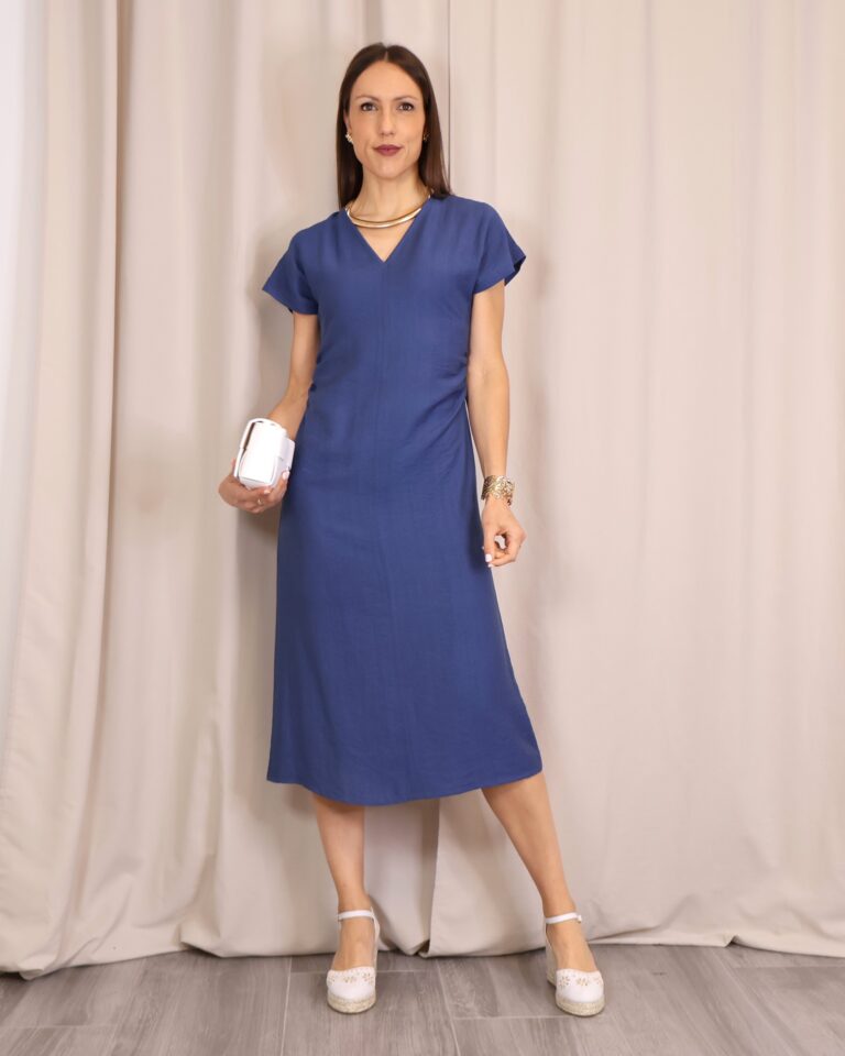 Vestido Gracie Azul Índigo