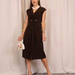 Vestido Midi Chocolate