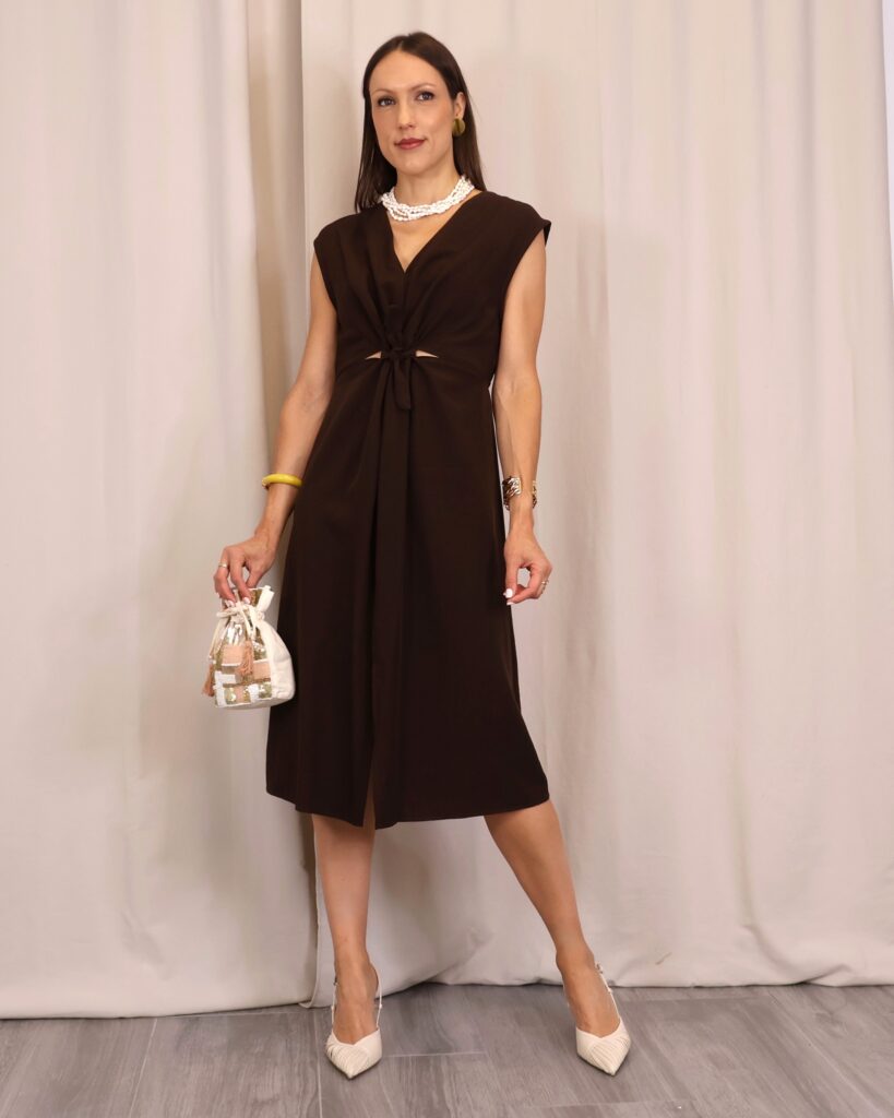 Vestido Midi Chocolate