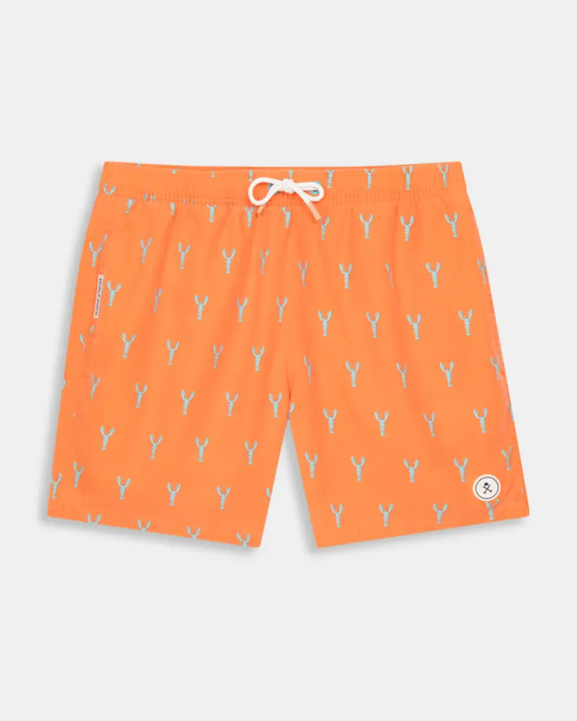 Bañador Print Langosta Coral Peach