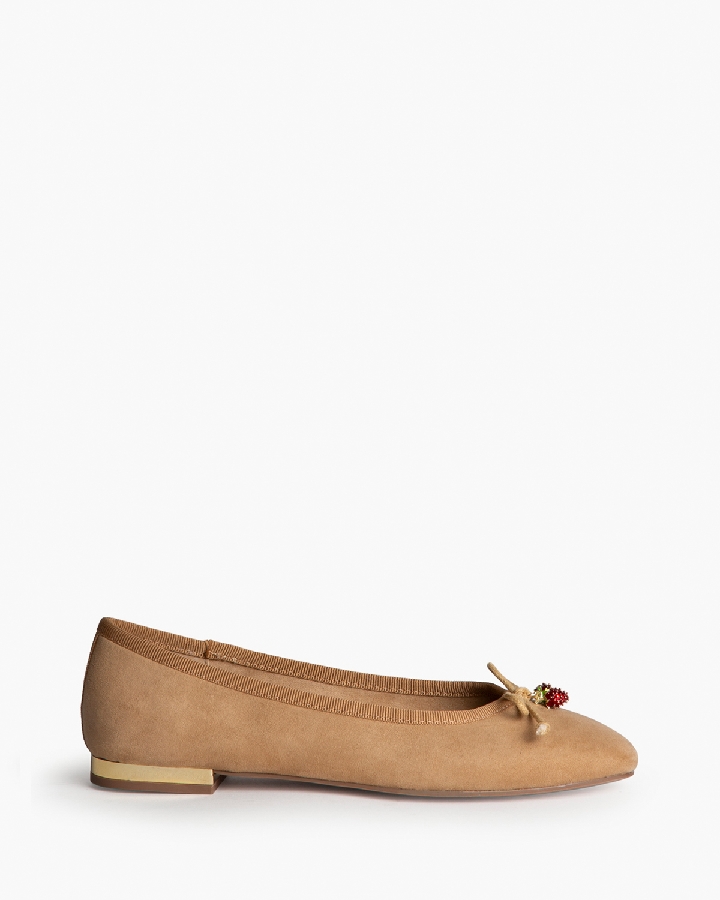 Bailarina Plana Camel