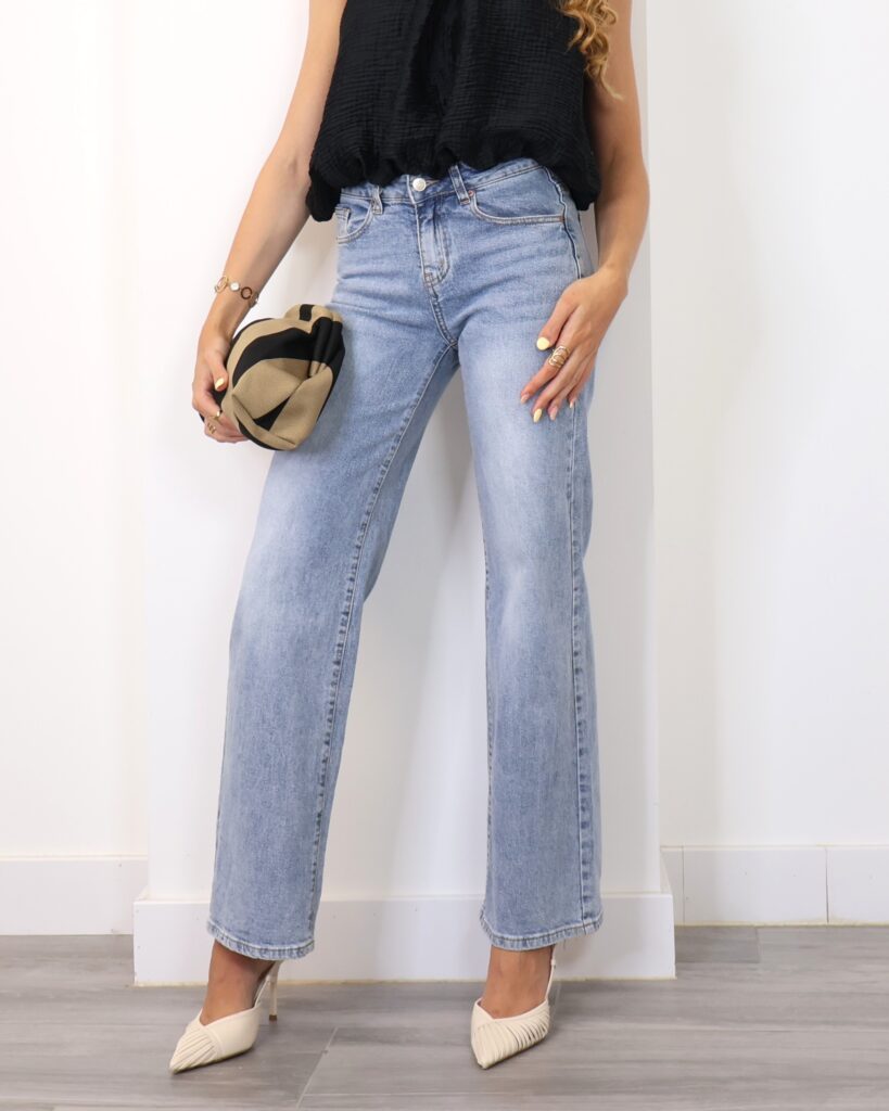 Jeans Denim Wide-Leg