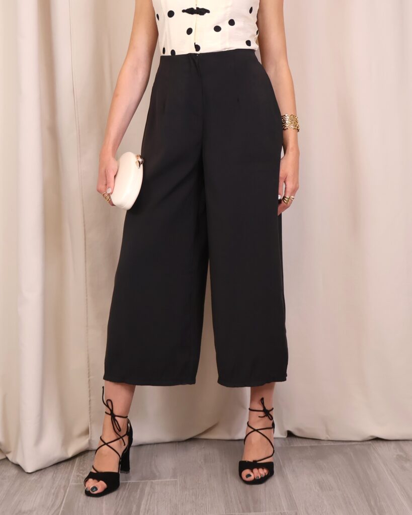 Pantalón Cropped Negro