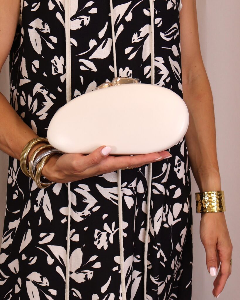 Bolso Clutch Marfil