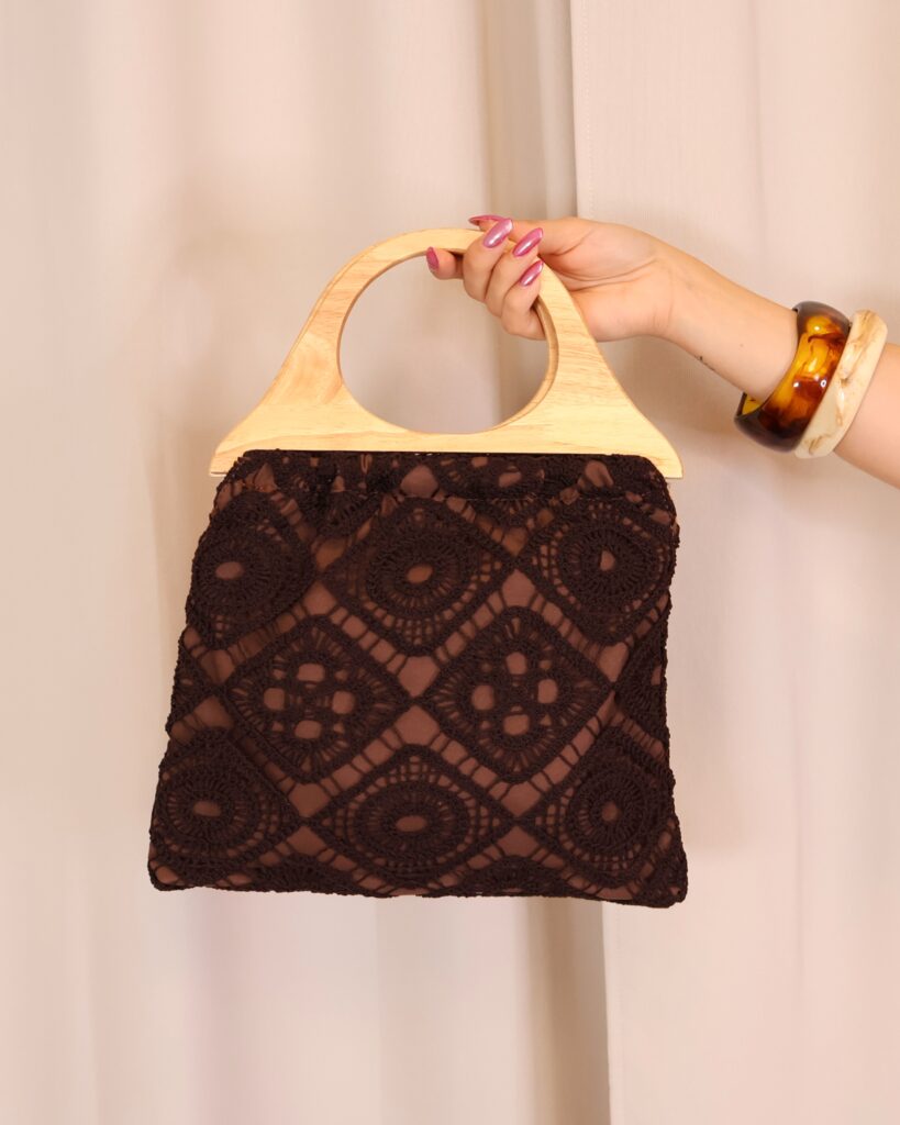 Bolso Ganchillo Chocolate